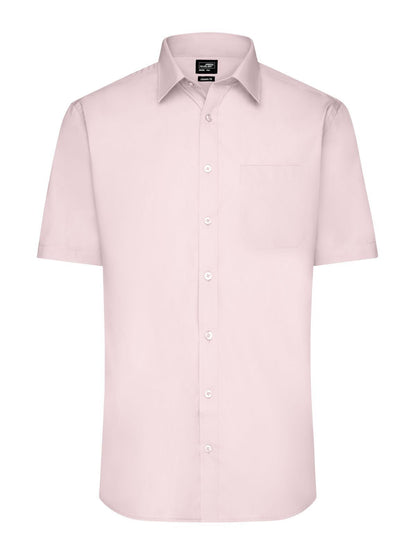 Men's Shirt Short sleeve Poplin Daiber Light-Pink