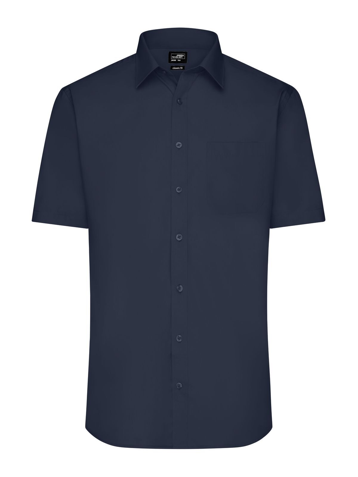 Men's Shirt Short sleeve Poplin Daiber Navy