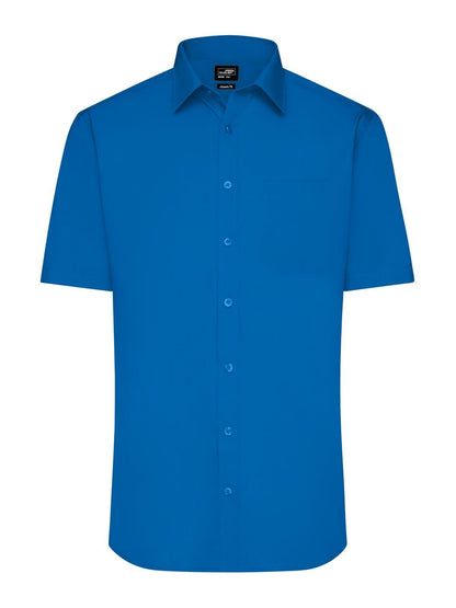 Men's Shirt Short sleeve Poplin Daiber Royal