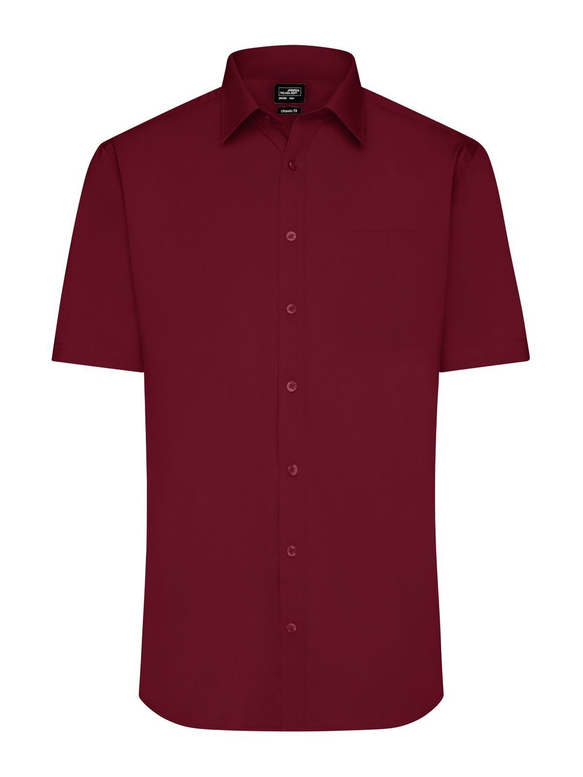 Men's Shirt Short sleeve Poplin Daiber Wine