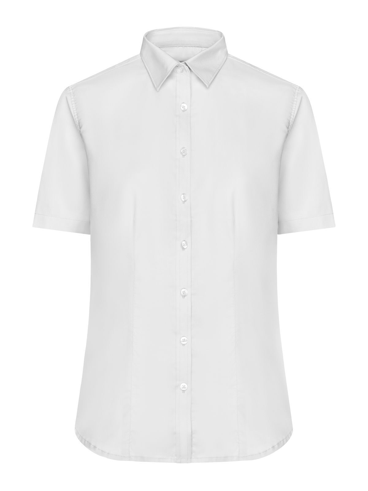 Ladies' Shirt Shortsleeve Micro-Twill Daiber White