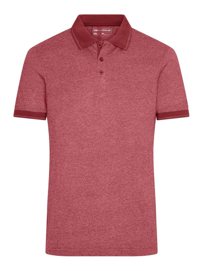 Men's Heather Polo Daiber Wine-Melange/Wine