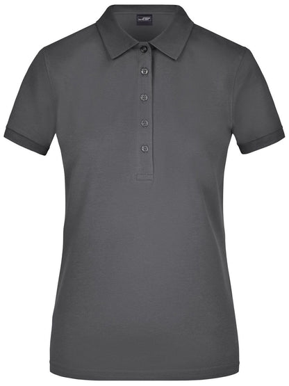 Ladies' Elastic Polo Piqué Daiber Graphite
