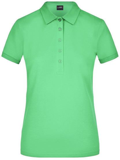 Ladies' Elastic Polo Piqué Daiber Lime-Green