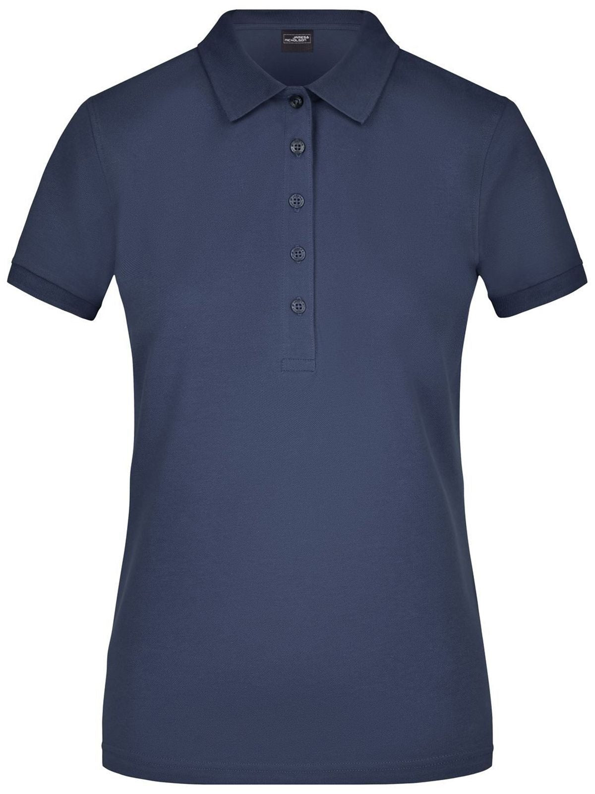 Ladies' Elastic Polo Piqué Daiber Navy