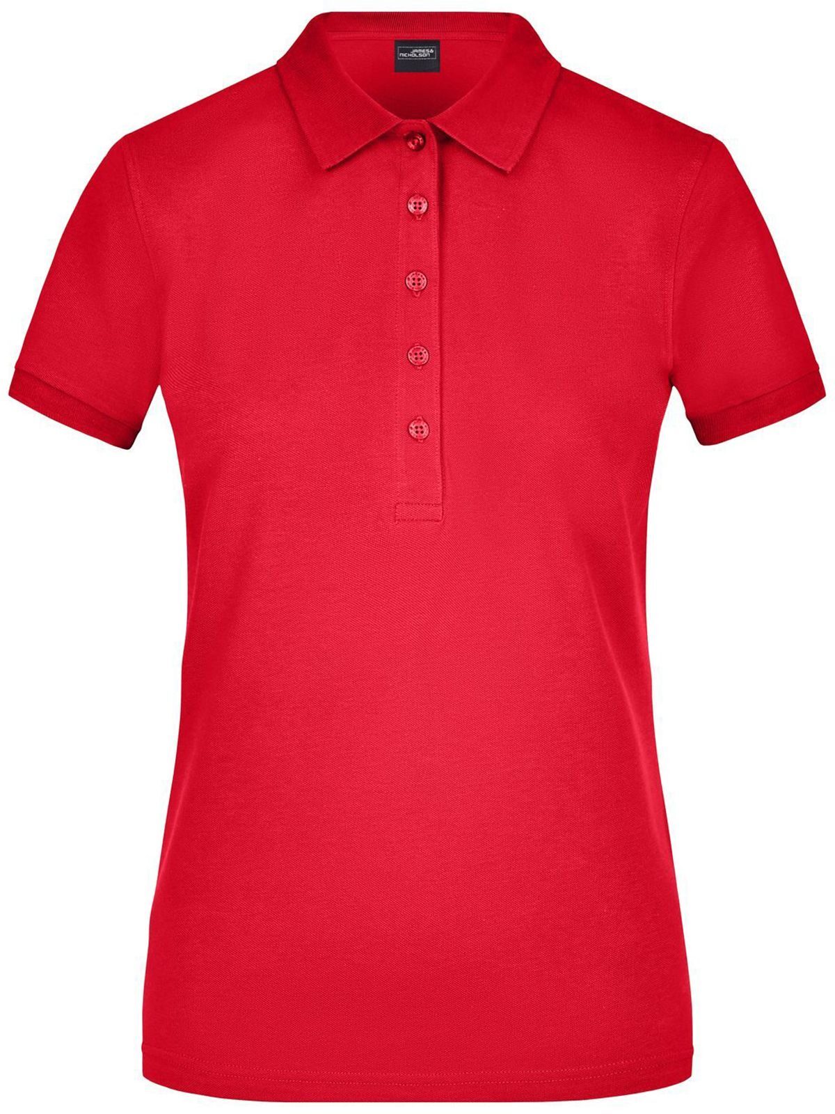 Ladies' Elastic Polo Piqué Daiber Red