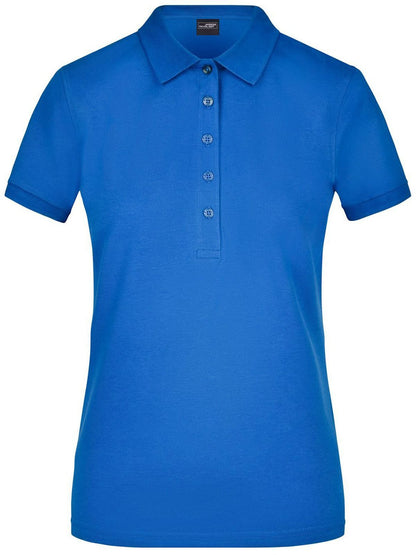 Ladies' Elastic Polo Piqué Daiber Royal