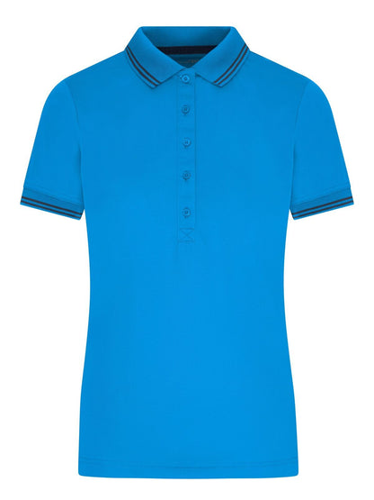 Ladies' Functional Polo Daiber Bright-Blue/Navy