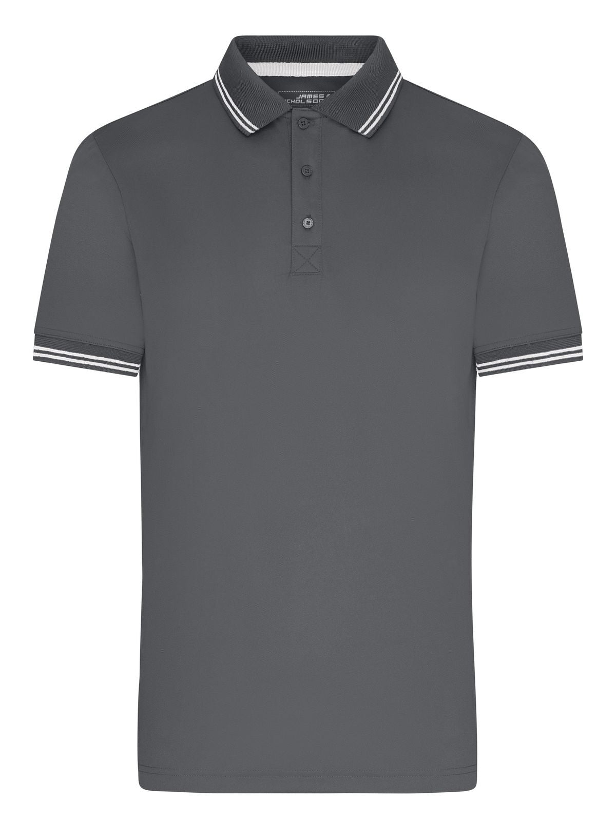 Men's Functional Polo Daiber Graphite/White