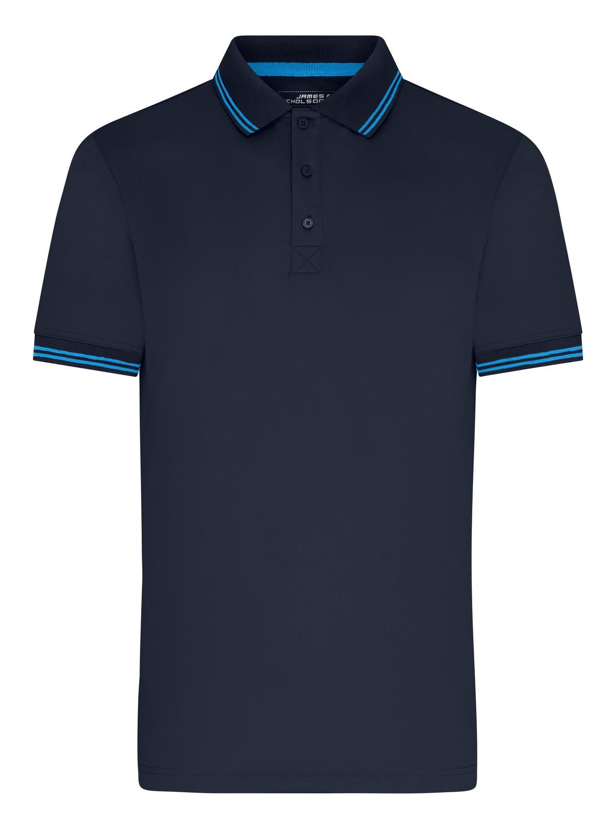 Men's Functional Polo Daiber Navy/Bright-Blue