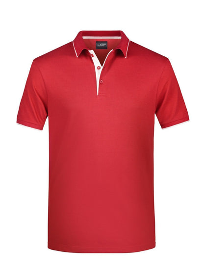Men's Polo Stripe Daiber Red/White