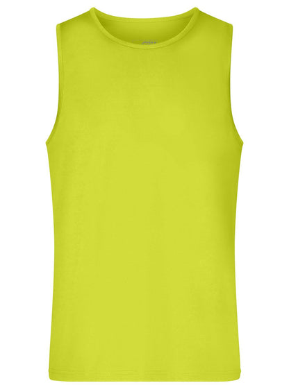 Men's Active Tanktop Daiber Acid-Yellow