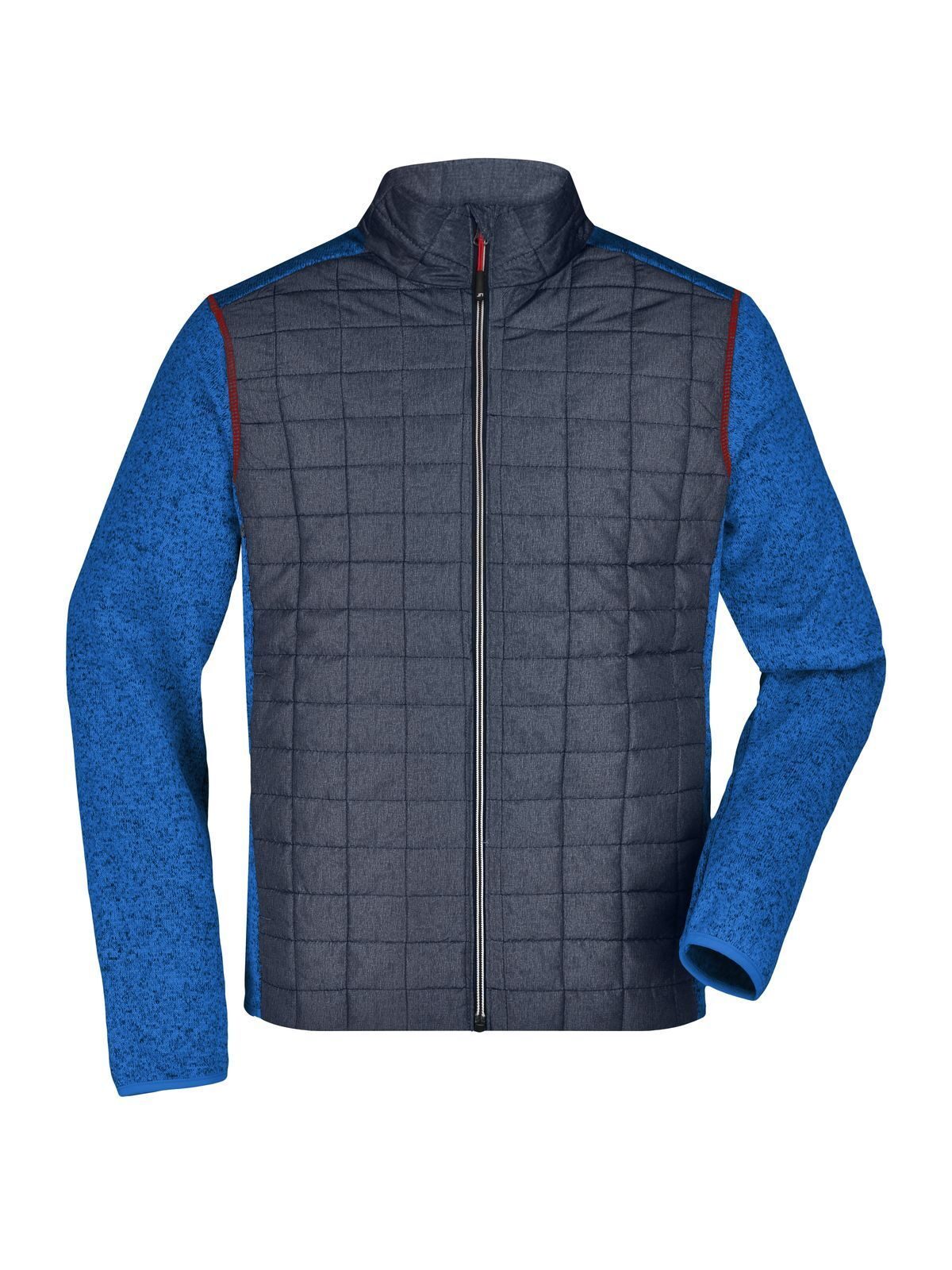 Men's Knitted Hybrid Jacket Daiber Royal-Melange/Anthracite-Melan