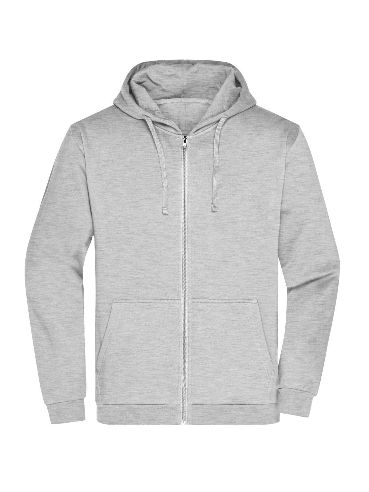 Promo Zip Hoody Men Daiber Grey-Heather