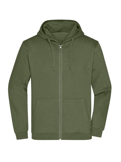 Promo Zip Hoody Men Daiber Olive