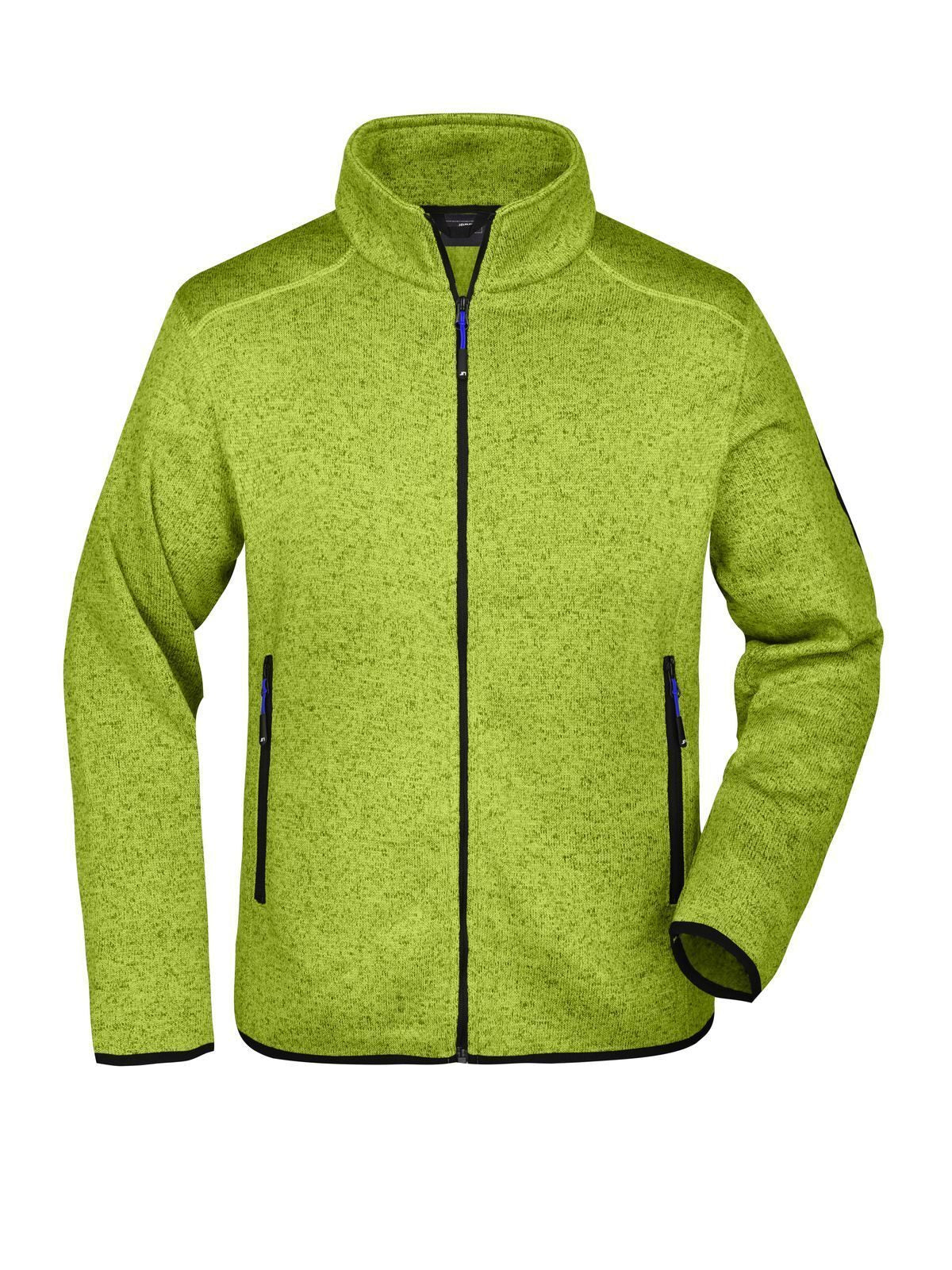 Men's Knitted Fleece Jacket Daiber Kiwi-Melange/Royal