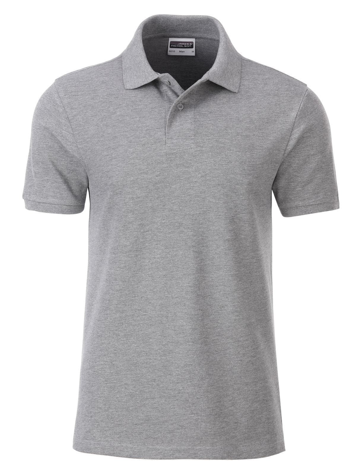 Men's Basic Polo Daiber Grey-Heather