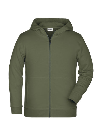Children's Zip Hoody Daiber Olive