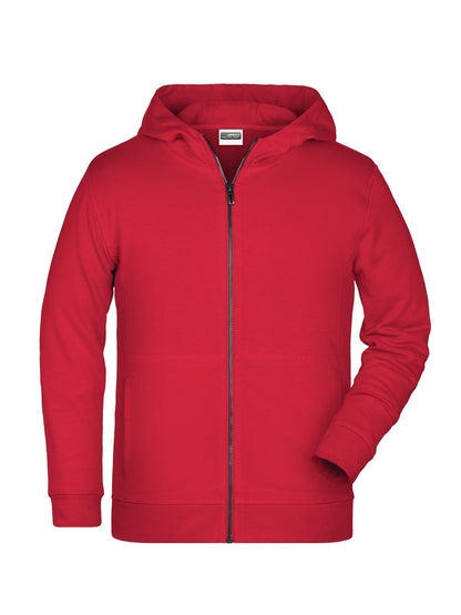 Children's Zip Hoody Daiber Red