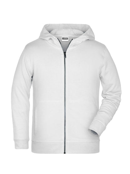 Children's Zip Hoody Daiber White