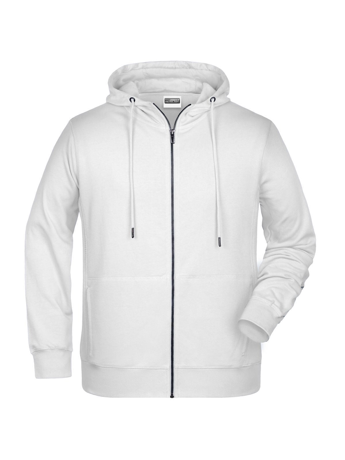 Men's Zip Hoody Daiber White