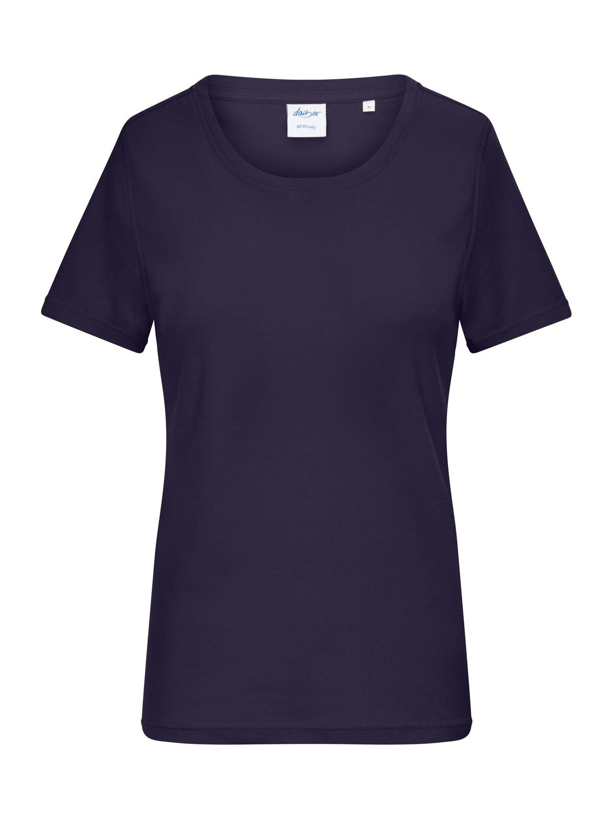 Ladies' T-shirt 1:1 Rib Daiber Deep Purple