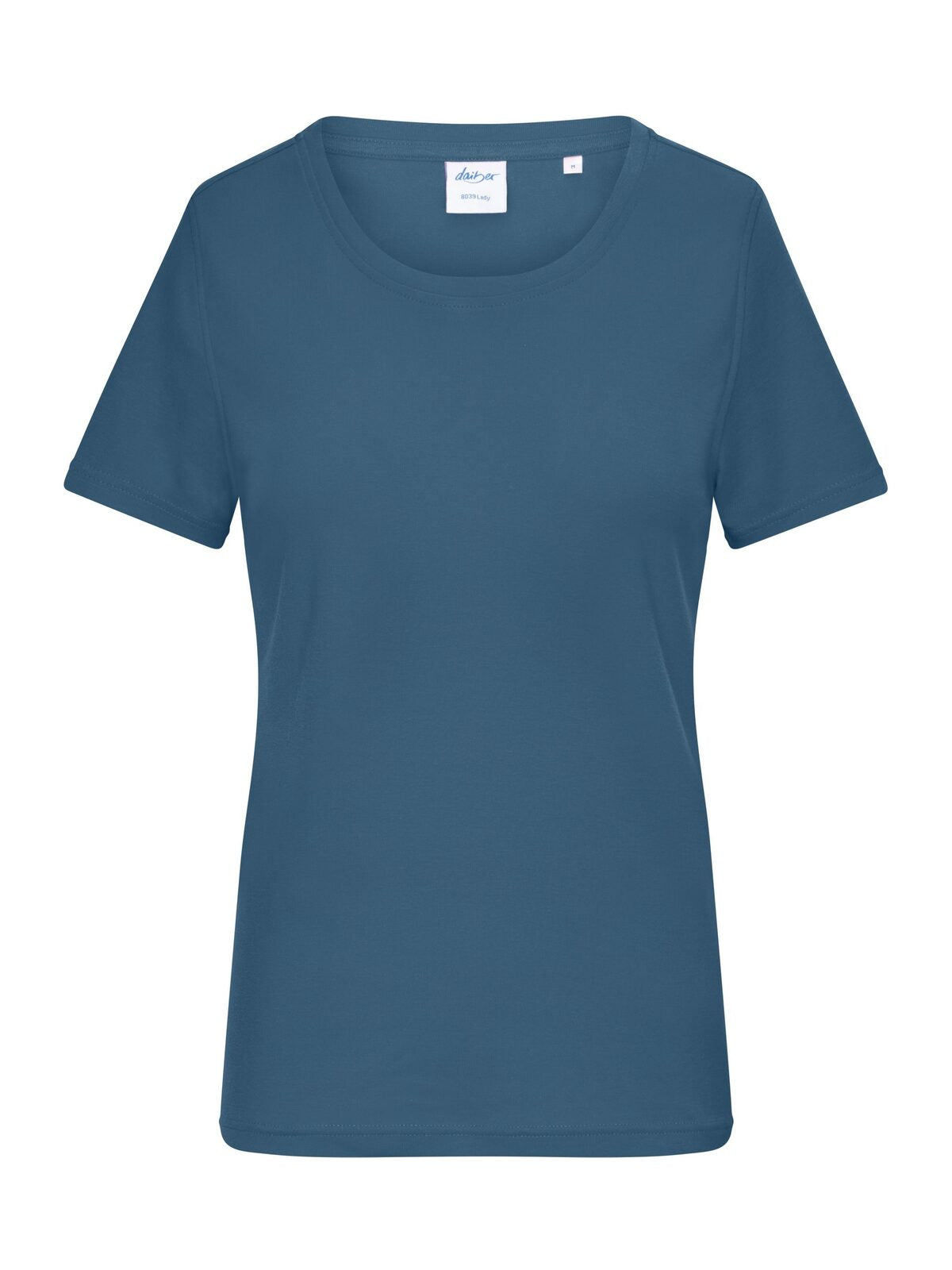 Ladies' T-shirt 1:1 Rib Daiber Dusty Blue
