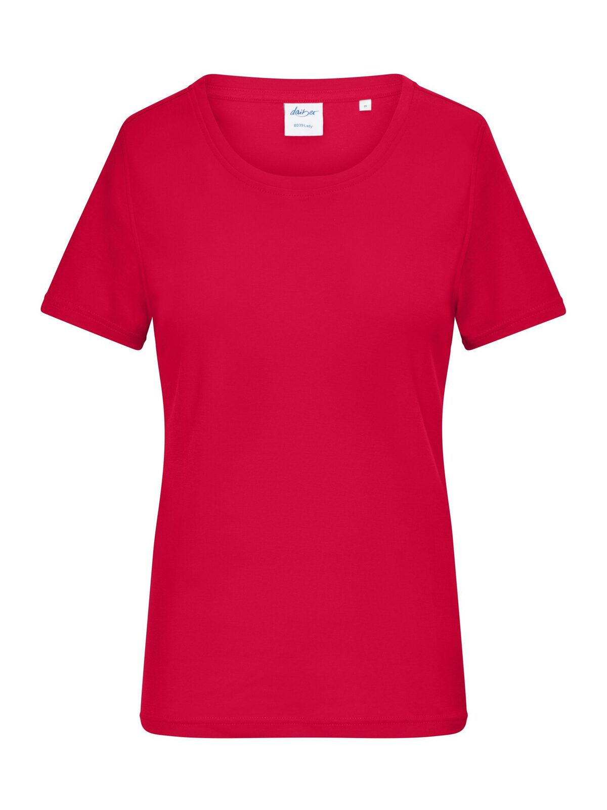 Ladies' T-shirt 1:1 Rib Daiber Red