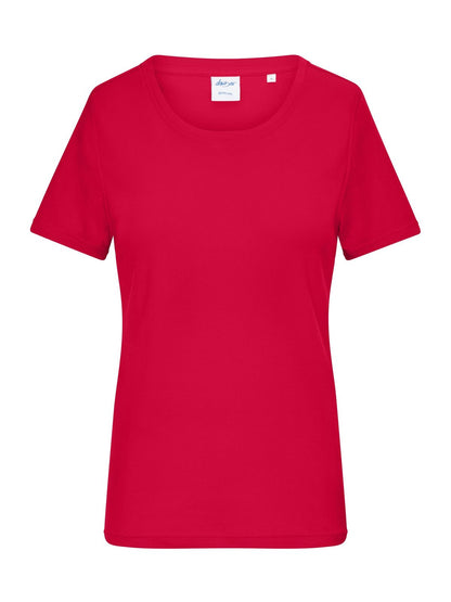 Ladies' T-shirt 1:1 Rib Daiber Red