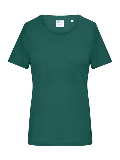 Ladies' T-shirt 1:1 Rib Daiber Smoky-Green