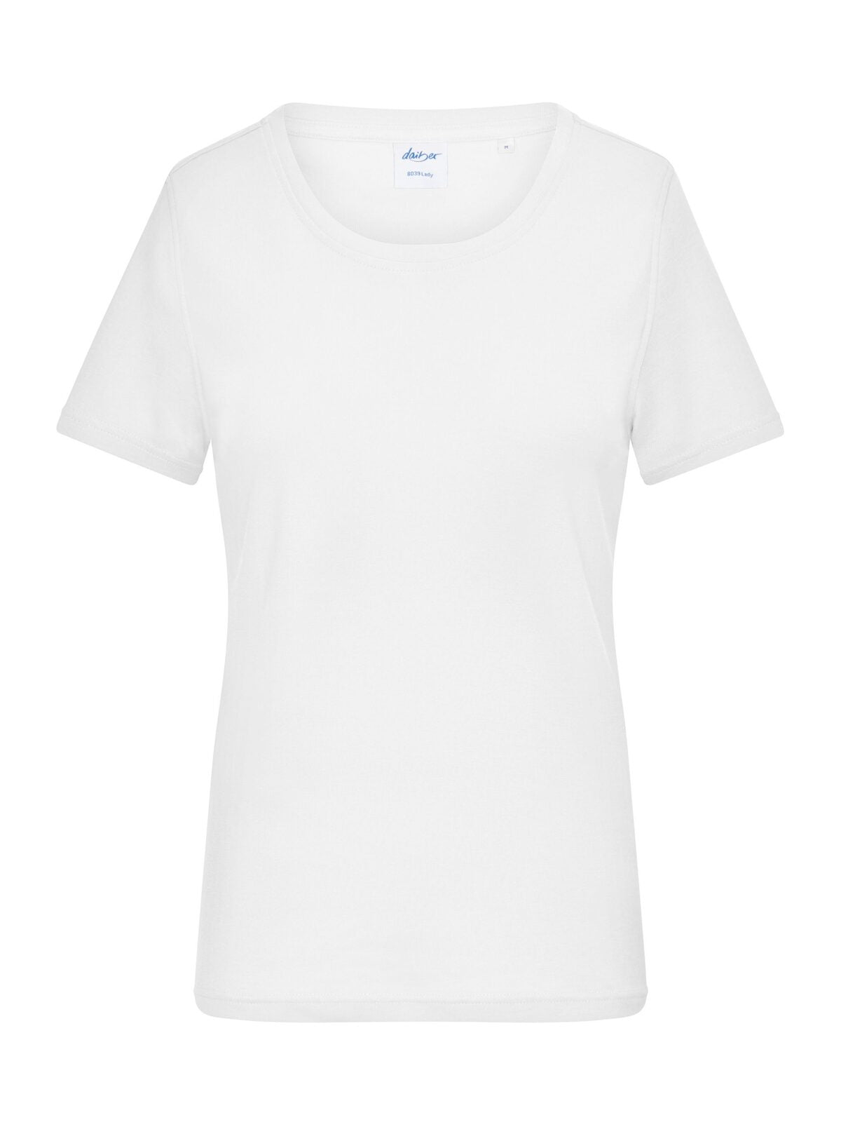 Ladies' T-shirt 1:1 Rib Daiber White