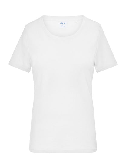 Ladies' T-shirt 1:1 Rib Daiber White