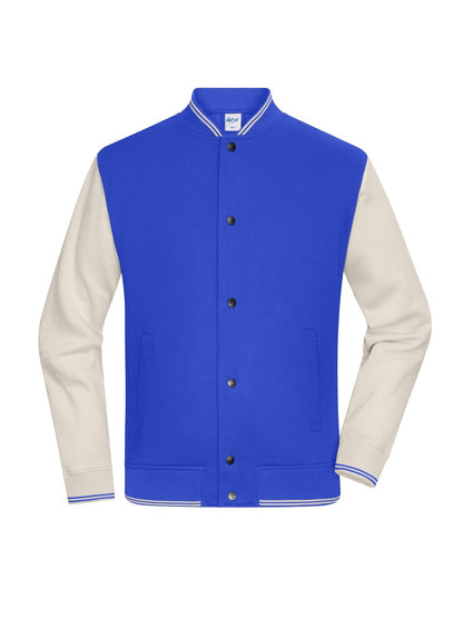 College-Jacket UNISEX Daiber Royal/Sandstone