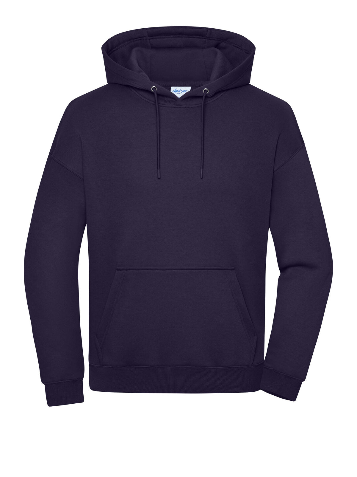 Oversized Sweat Hoody Unisex Daiber Deep Purple