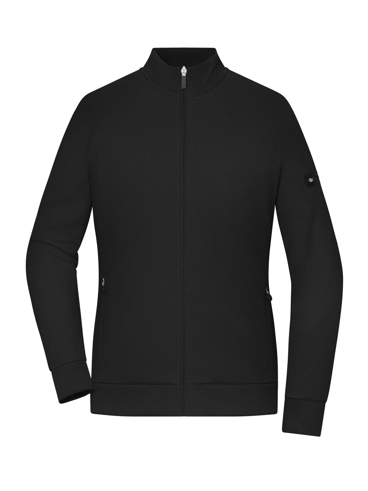 Ladies‘ Zip Jacket Interlock Daiber Black