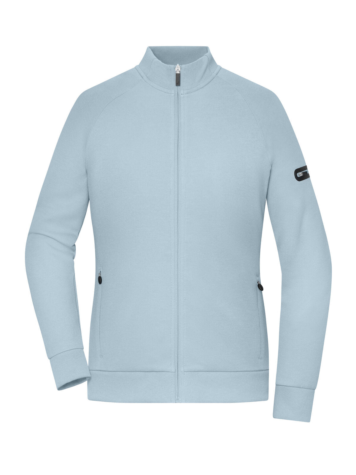 Ladies‘ Zip Jacket Interlock Daiber Milky Blue