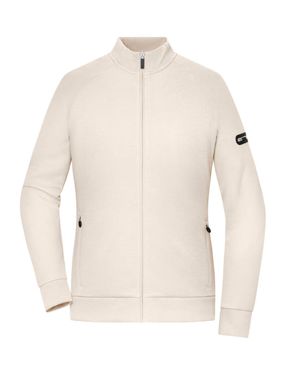Ladies‘ Zip Jacket Interlock Daiber Sandstone
