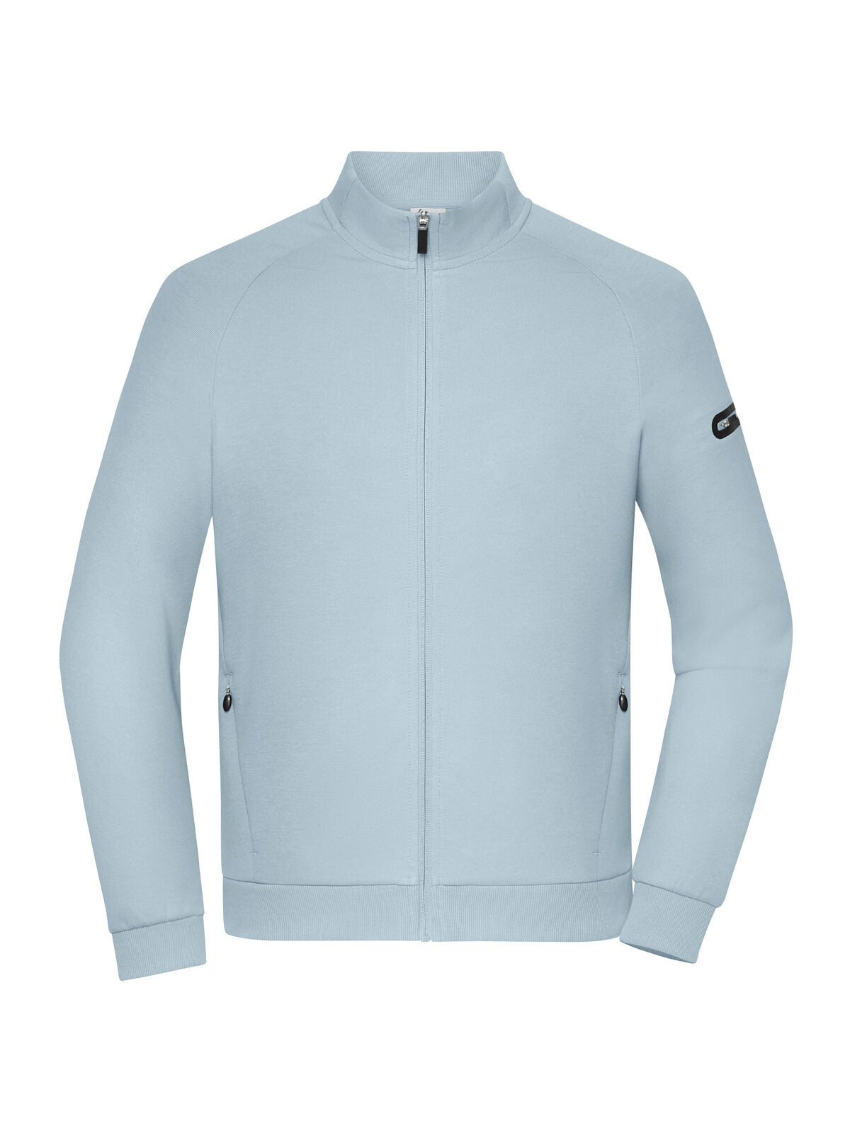 Men‘s Zip Jacket Interlock Daiber Milky Blue