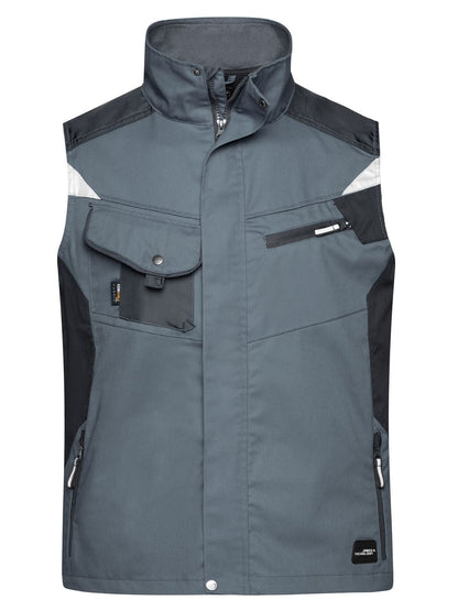 Workwear Vest - Strong Daiber Carbon/Black