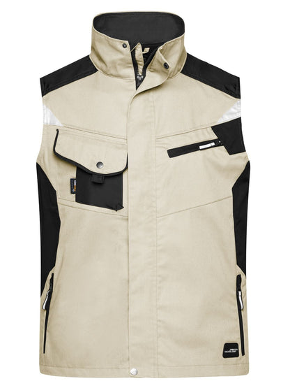 Workwear Vest - Strong Daiber Stone/Black