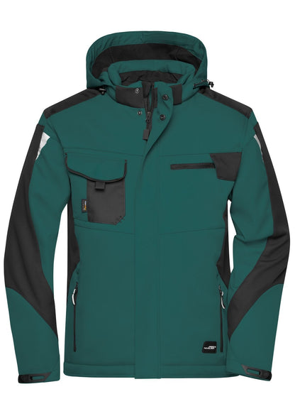 Craftsmen Softshell Jacket - Strong Daiber Dark-Green/Black