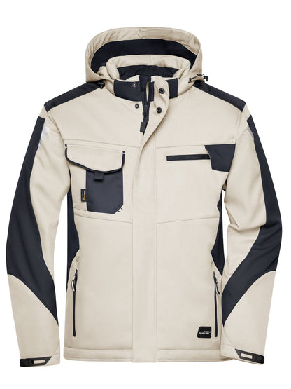 Craftsmen Softshell Jacket - Strong Daiber Stone/Black