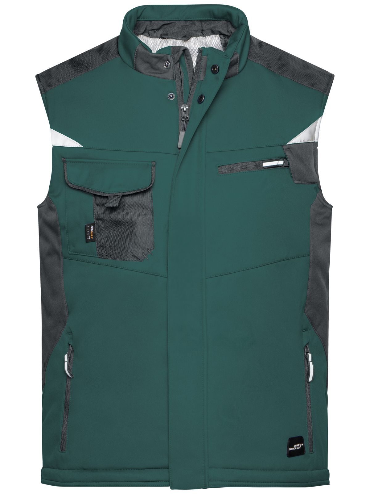 Craftsmen Softshell Vest - Strong Daiber Dark-Green/Black