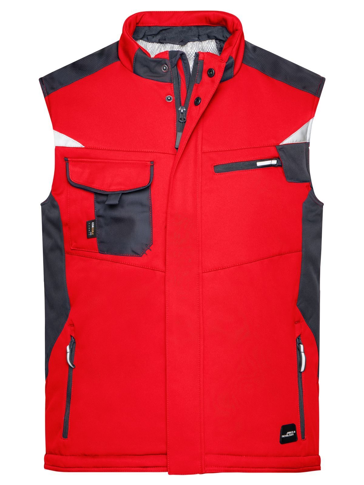 Craftsmen Softshell Vest - Strong Daiber Red/Black