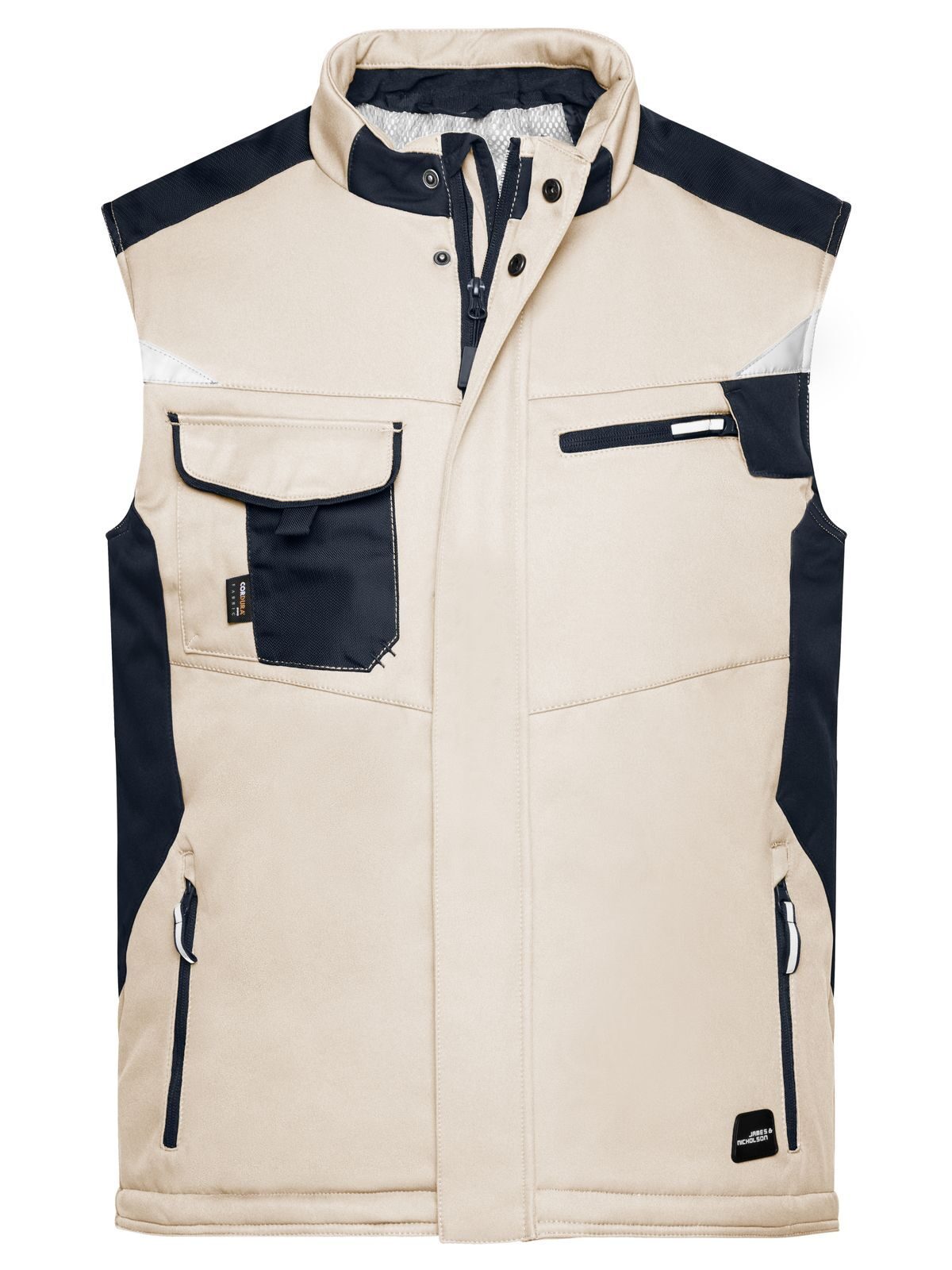 Craftsmen Softshell Vest - Strong Daiber Stone/Black