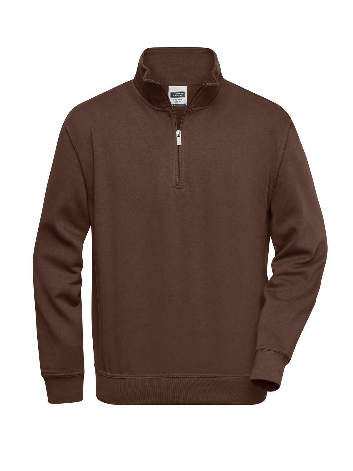 Workwear Half Zip Sweat Daiber Brown