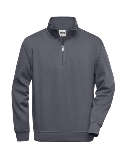 Workwear Half Zip Sweat Daiber Carbon