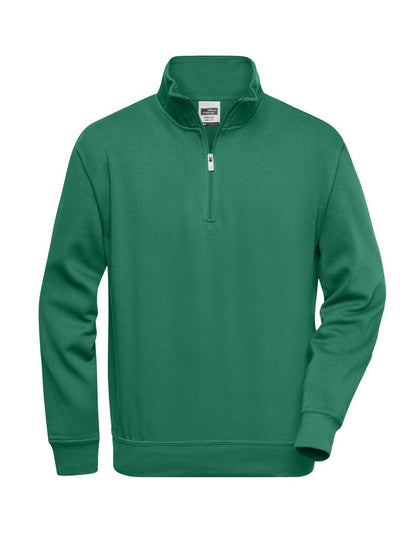 Workwear Half Zip Sweat Daiber Dark-Green