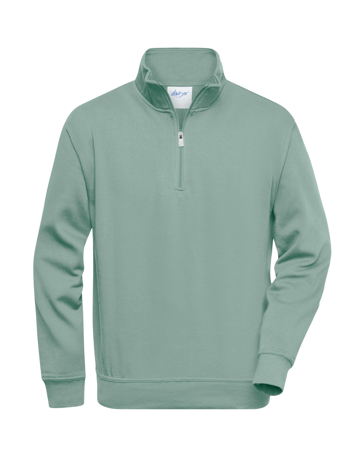 Workwear Half Zip Sweat Daiber Foggy-Green