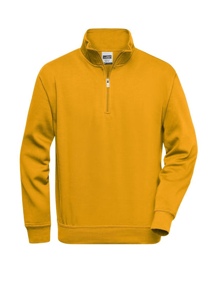 Workwear Half Zip Sweat Daiber Gold-Yellow